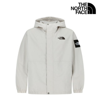 (100%매장 정품) 노스페이스 화이트라벨 공용 빌란 EX 자켓 바람막이 화이트샌드색상 예쁜운동복 후드일체형