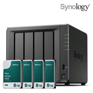 [ 시놀로지 공식총판 ] 시놀로지 나스 DS925+4bay [32TB]HAT3320-8TBX4EA 합본 기업용 NAS