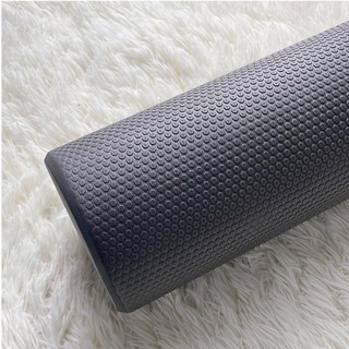 瑜珈滾筒按摩滾輪 深層肌肉放鬆 運動恢復必備, 摩卡灰, 1個