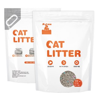 아신펫A SHIN 고양이모래 대용량 행사 응고력, 15kg, 2팩, 딸기향