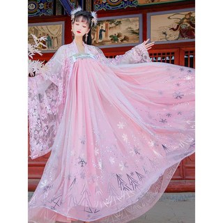 분홍 선녀복 드레스 코스프레 선녀옷 중국전통의상 공주 옷 전통 복장