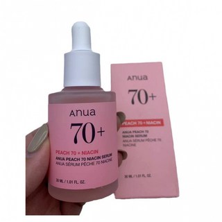 韓國 wanua 新版桃子水 70% 菸鹼醯胺保濕精華液, 1個, 新版桃子水70%