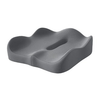 휴담 메모리폼 자세교정 치질 방석 사무실 도넛방석, 그레이