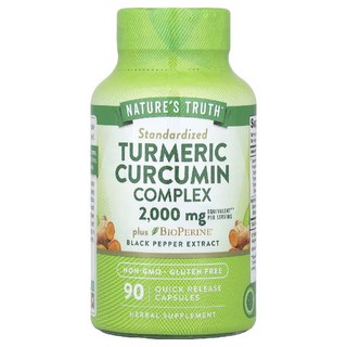 네이처스트루스 강황 커큐민 복합체 플러스 BioPerine 흑후추 추출물 캡슐 90정, 1개