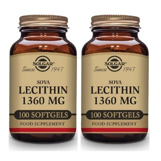 솔가 레시틴 1360mg Solgar Lecithin 1360mg 100정, 2개