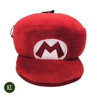 Vintage 復古家 日本瑪利歐賽車兄弟 瑪利歐路易吉帽子娃娃鑰匙圈吊飾 特價, 紅, 1個