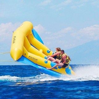 에어 바운스 바이킹 유치원 에어바이킹 보트 키즈 시소 수박배 수영장, 1. 더블 6인 바나나 보트