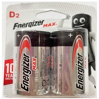 勁量Energizer 鹼性電池 1號2入 1.5V 大電流, 1個