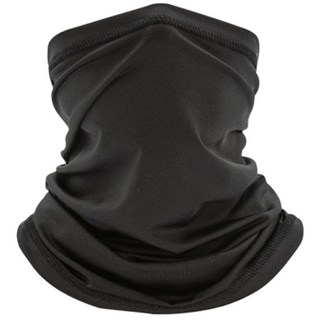 冰絲防曬頭巾 夏季涼感透氣魔術頭巾 外送必備, 黑色, 1