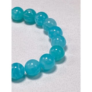 【然杉珠寶】天河石 水晶 手鍊 手串 綠色水晶 藍色水晶 增強溝通能力 勇敢表達 心輪 喉輪