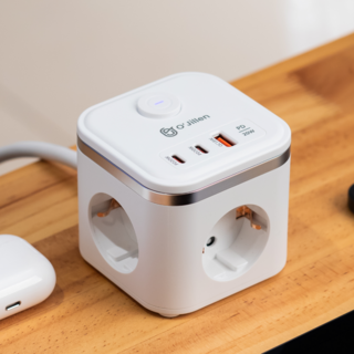 오지렌 고속충전 고용량 큐브 멀티탭 1.8m, 1개, 화이트(PD20W)