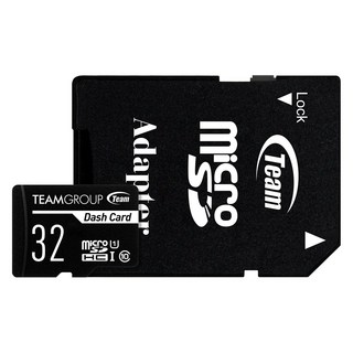 TEAM 十銓 Dash Micro SDXC UHS-I U3 V30 A1 行車記錄器專用記憶卡 32 64 128, 1個, 32GB, 32GB