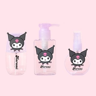 산리오 정품 스프레이 펌프 공병 디스펜서, 1세트, 쿠로미(단품3개)