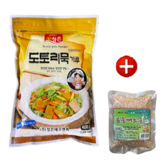 [청은] 도토리묵가루 400g 구매시 볶음깨소금 80g 증정, 1개