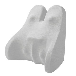 Beroso倍麗森 美姿護脊靠背墊 背墊 腰枕 靠背 腰靠 腰靠墊 背靠墊 交換禮物, 淺灰色