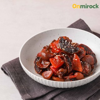 온미락 순창이조전통식품 자연발효 장아찌 500g 김 모듬 깻잎 양념매실 무 청매실 참외 장아찌 국내산, 모듬장아찌, 500g 1개