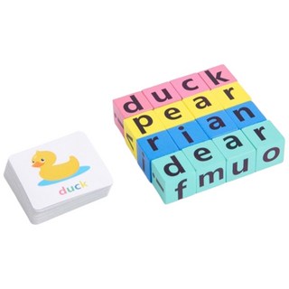 ok英文桌遊 單字拼讀拼字PK骰子, 多色, 1個