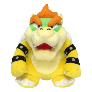 超級瑪利歐 庫巴絨毛娃娃 可愛玩偶 柔軟舒適 經典角色, 彩色, 1個, 1