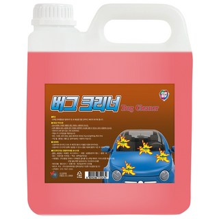 카보이 버그크리너 날파리 새똥 벌레똥제거, 4L, 1개