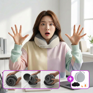 모를렌 기내용 목배게 여행용 기내 비행기 목베개