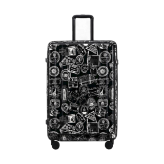 Bogazy 行李箱 世界地圖印花 輕巧耐用 靜音萬向輪 TSA海關鎖