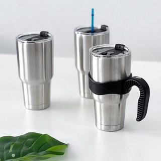 대용량 텀블러 900ml 30oz 손잡이 빨대 기념품 판촉물, 1개