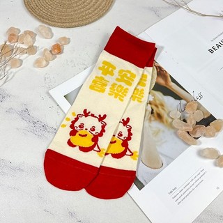 BT3 store 過年紅襪 中筒襪 長襪 大吉大利 發財元寶