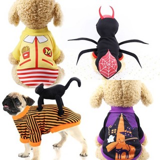 할로윈 스페셜 코스튬 애견의류 강아지옷, 1개, 마녀 빗자루
