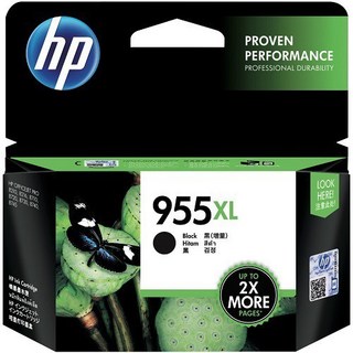 HP 955XL 955 原廠全新墨水匣 L0S72AA 適用於 8210 8710 7720, 1個, 原廠HP955XL黑色高容量