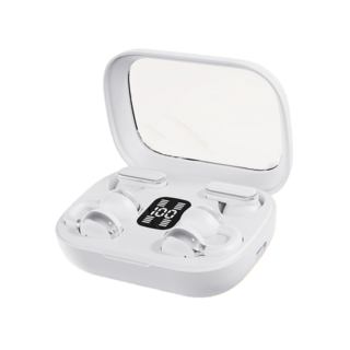 JODDA 5.4 블루투스 2IN1 헤드셋 투인원 이어폰 인이어 이어폰 투인원 고음질, 흰색, Q87