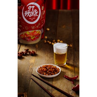 【玖食柒食堂】原味、辣味川式油滷系列_油滷櫻桃鴨翅、油滷鴨舌、油滷花生、油滷薄豆干、油滷鳳爪；嘴饞必備品, 1個, 原味花生