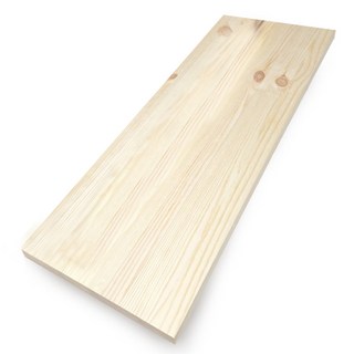 소나무 나무판 레드파인 집성목선반 받침 상판 두께 12T, 1개, 150x400mm