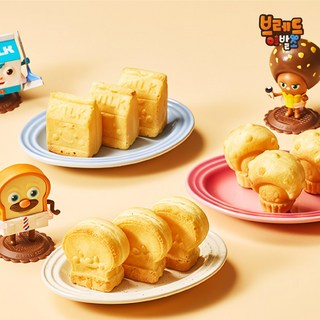 브레드이발소 우리밀로 만든 슈크림 브레드, 2개, 500g