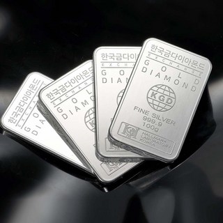 한국금다이아몬드 투자용 실버바 AG 100g 999.9 은투자 은시세