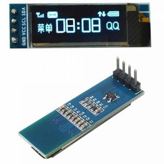 【台灣物聯】 0.91寸 OLED 液晶顯示模組 I2C IIC 接口 128*32點陣 OLED 0.91吋 液晶顯示, 藍字 含稅