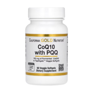 캘리포니아골드 코큐텐 100mg+PQQ 10mg 60 베지 소프트젤 (2개월분), 1개, 60정