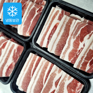[바른밥상] 지방 손질된 삼겹 3팩구성 (500g+500g+500g) 총1.5kg 가정용 캠핑용 구이용 푸짐한 삼겹, 1.5kg, 1세트