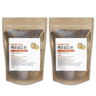 슈퍼푸드 맥주효모환, 2개, 500g
