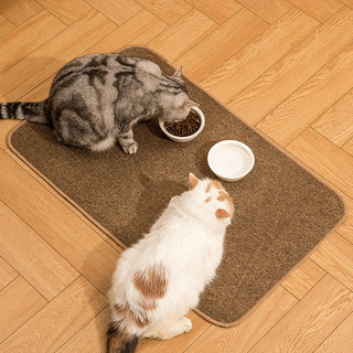 마브펫 고양이 스크래쳐 카페트 매트, 1개, 브라운