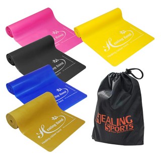 고무나라 라텍스 밴드 5종 + 파우치 세트, 혼합색상, 1세트