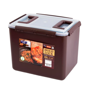 김치냉장고 겸용 김치통 14리터 2개 1세트 김치홀드락, 1개, 20L