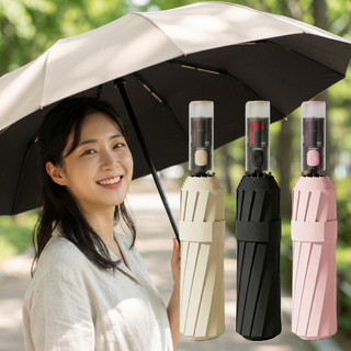 햇살지킴이 자동양산 초경량 자외선차단 가벼운 암막 3단 우산겸용 우양산