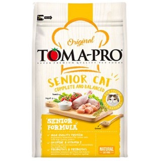 TOMA-PRO 優格高齡貓乾飼料，雞肉+米，添加茄紅素/VitE，腸益菌，高纖低脂配方，全齡貓適用, 1包, 1.5kg, 雞肉 + 米