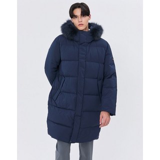 (매장)헤지스 골프 [] [가격인하][스테디셀러]폭스퍼 로고패치 롱 다운 자켓 (NAVY) WPJU4D942N3 157956