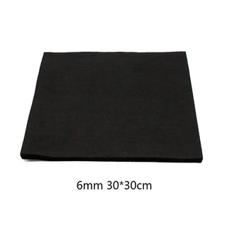 흑연 펠트 검정색 용접 보호 담요 토치 쉴드 팩 시트 탄소 섬유 고온 내구성, 01 6mm 30x30cm, 1개