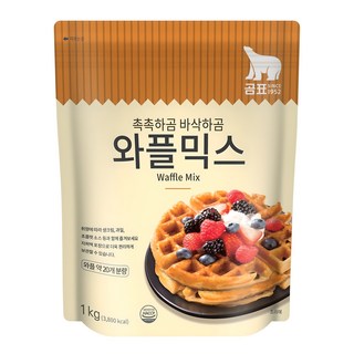 韓國 Dhflour 酥脆鬆餅預拌粉, 1kg, 1個