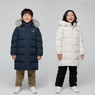 Eider 아이더 아동 롱 다운 패딩 자켓 재킷 초등학생 키즈 주니어 후드 다운 자켓 점퍼 코스트코
