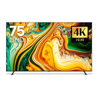 [10% 환급가전] 10년AS보장 25년형 아바 4K HDR PRO 제로베젤 UHD TV 191cm(75인치), 방문설치, 스탠드형, 스탠드형 설치(기사방문), 75인치