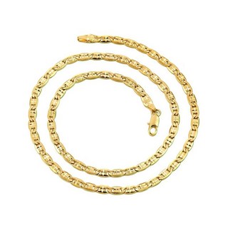 K 金項鍊【K D3115】十字元寶 寬0.4 長46公分 鍍24K金 抗過敏 防退色 土豪金 韓勢力