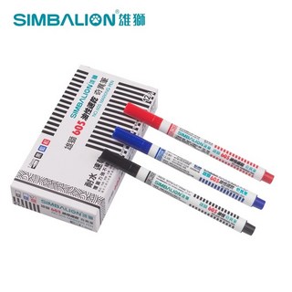 雄獅 NO.605 油性速乾 細字奇異筆 (1.0mm), 紅, 1個